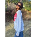 MISS GOODLIFE - Roundneck Love Wide - grau XL