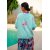 MISS GOODLIFE - Roundneck Flamingo Strass - türkis S