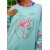 MISS GOODLIFE - Roundneck Flamingo Strass - türkis S