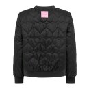 ZWILLINGSHERZ Bomberjacke "Be Happy" - Schwarz