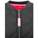 ZWILLINGSHERZ Bomberjacke "Be Happy" - Schwarz S