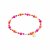 biba Armband Crystal mit Süßwasserperlen - Pink-Orange