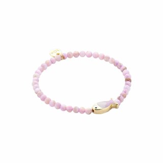 biba Armband Naturstein mit Fisch - Rosa