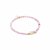 biba Armband Naturstein mit Fisch - Rosa
