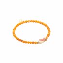 biba Armband Naturstein mit Fisch - Orange