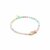biba Armband Naturstein mit Fisch - Pastell 2