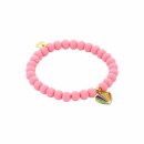 biba Armband mit Anhänger Herz - Rosa