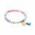 biba Armband Crystal mit goldfarbenem Anhänger - Multi