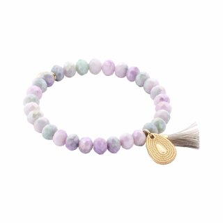 biba Armband Crystal mit goldfarbenem Anhänger - Multi