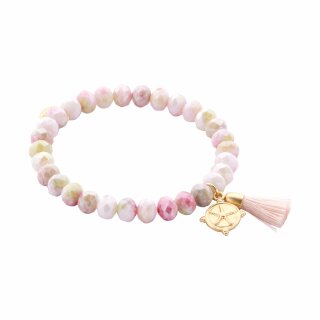 biba Armband Crystal mit goldfarbenem Anhänger - Multi
