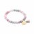 biba Armband Crystal mit goldfarbenem Anhänger - Multi
