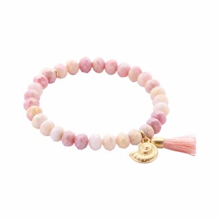 biba Armband Crystal mit goldfarbenem Anhänger - Multi