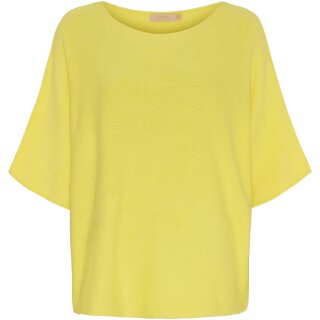 Halbarm-Strickpulllover "Sia" - Sunshine