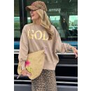 MISS GOODLIFE - Roundneck Sweater Gold - Sand S