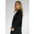 MISS GOODLIFE - Roundneck Sweater wide Peace Paillette - schwarz