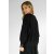 MISS GOODLIFE - Roundneck Sweater wide Peace Paillette - schwarz