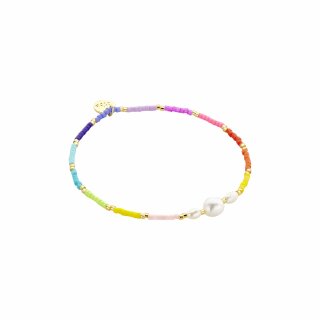 biba Armband Crystal mit Süßwasserperle - Bunt