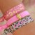 Armbänder Set Good Vibes Only Leopard