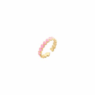 Biba Ring Herzchen - Rosa