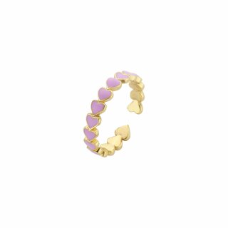 Biba Ring Herzchen - Flieder