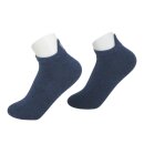 Sneakersöckchen dunkelblau mit silbernem Herz