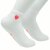 Love socks weiß mit neonpinkem Herz