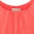 Top mit Blumen-Detail - Koralle