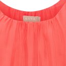 Top mit Blumen-Detail - Koralle S/M