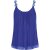 Top mit Blumen-Detail - Royal Blue