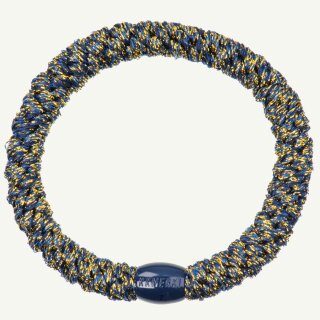 KKNEKKI Haargummi - Indigo Gold Glitter