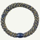 KKNEKKI Haargummi - Indigo Gold Glitter