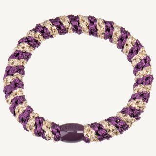 KKNEKKI Haargummi - Grape-Beige Glitter