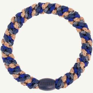 KKNEKKI Haargummi - Mix Purple Navy Rosegold Glitter
