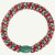 KKNEKKI Haargummi - Mix Green Bordeaux Glitter