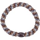 KKNEKKI Haargummi - Mix Brown Silver Glitter