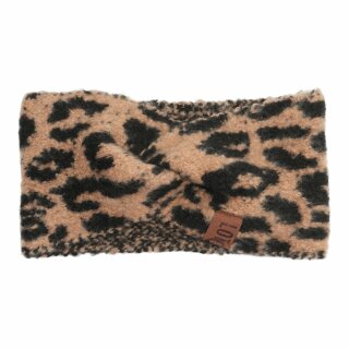 Stirnband PIP - Leopard Taupe