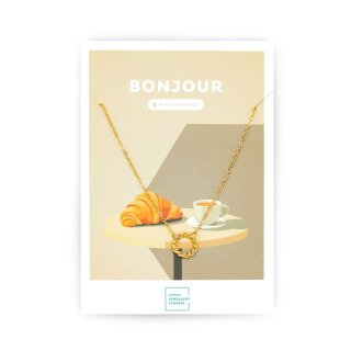 Kette "Bonjour"