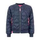 ZWILLINGSHERZ Bomberjacke "Be Happy" - Blau