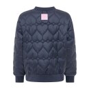 ZWILLINGSHERZ Bomberjacke "Be Happy" - Blau