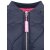 ZWILLINGSHERZ Bomberjacke "Be Happy" - Blau
