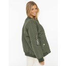 ZWILLINGSHERZ Bomberjacke "Wild at heart" - Khaki