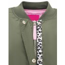ZWILLINGSHERZ Bomberjacke "Wild at heart" - Khaki