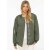 ZWILLINGSHERZ Bomberjacke "Wild at heart" - Khaki