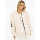 ZWILLINGSHERZ Bomberjacke "Wild at heart" - Hellbeige