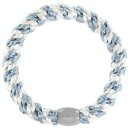 KKNEKKI Haargummi - Sea Blue - White