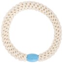 KKNEKKI Haargummi - Ivory Blue Bead