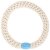 KKNEKKI Haargummi - Ivory Blue Bead