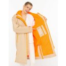 ZWILLINGSHERZ Oversize Windjacke - Beige/Orange
