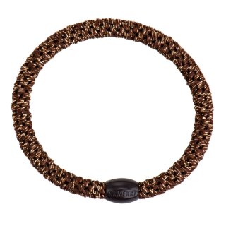 KKNEKKI Slim Haargummi - Bronze Glitter