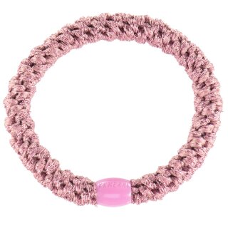 KKNEKKI Haargummi - Old Pink Glitter
